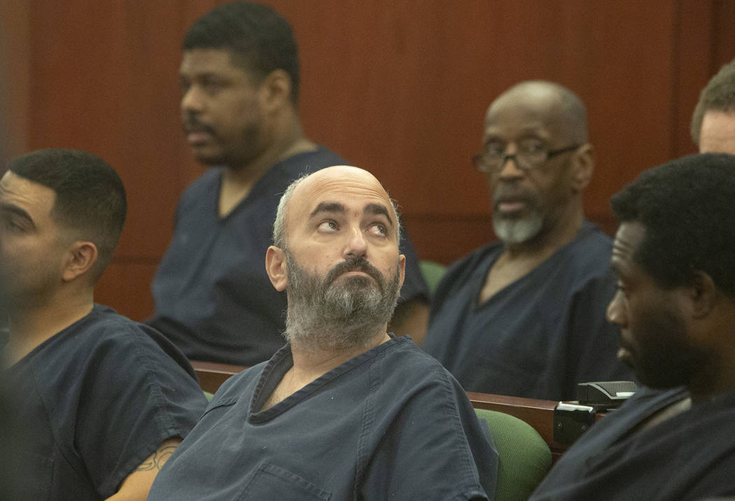 Kenneth Strauss looks around during his hearing at Regional Justice Center on Tuesday, Sept. 10 ...