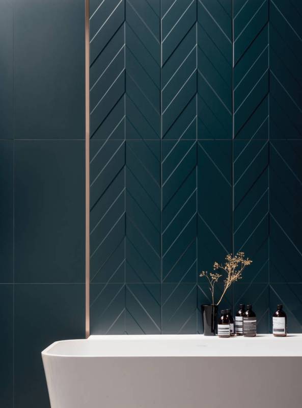 The 4D collection from Walker Zanger offers large and small format wall tiles in contemporary s ...