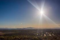 The Las Vegas Valley weather forecast calls for sunny skies, high temperatures in the mid to up ...