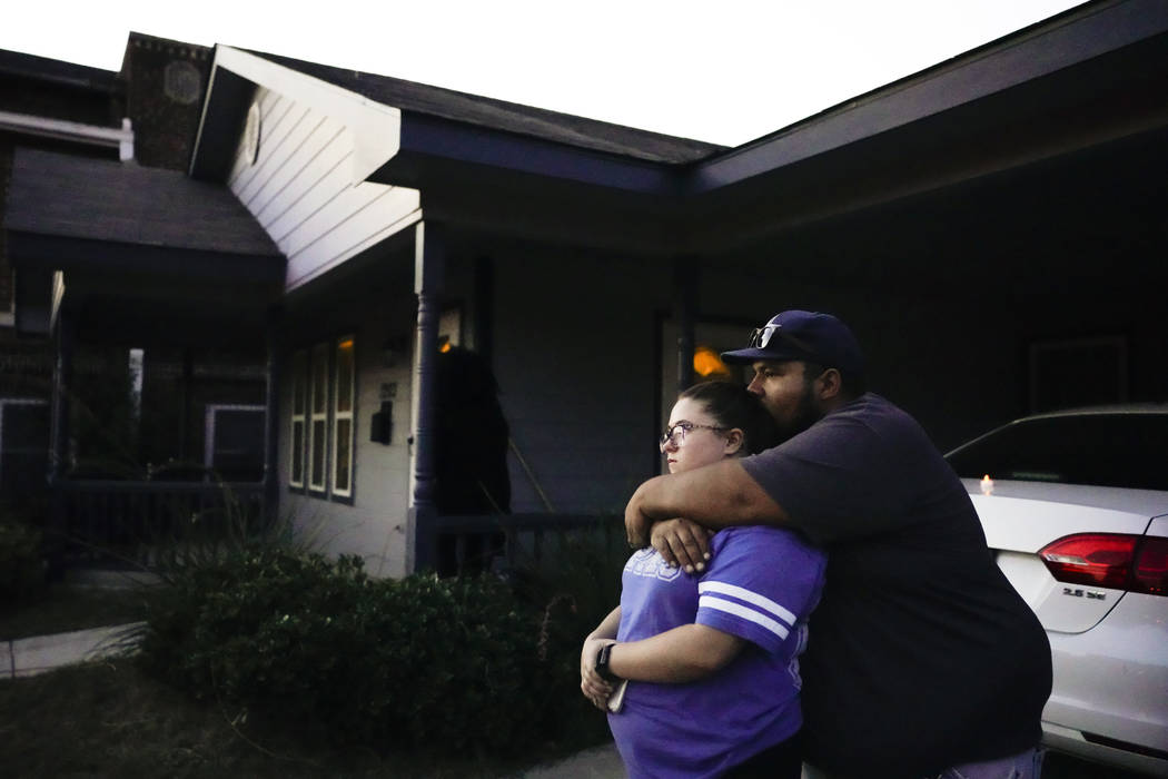 Destinie and Floriberto Bartolo mourn for their friend Atatiana Jefferson, who they say they ha ...