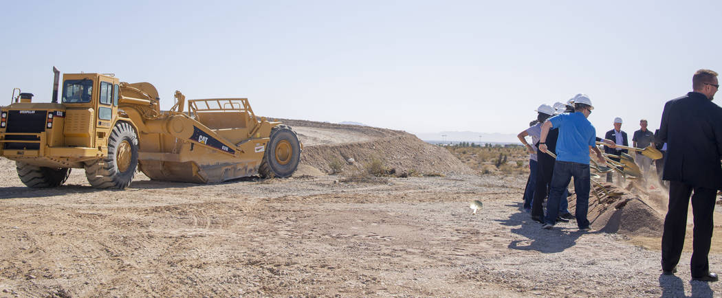 Ground is broken for Sunstone Community by Lennar, Shea Homes and Woodside Homes located in nor ...