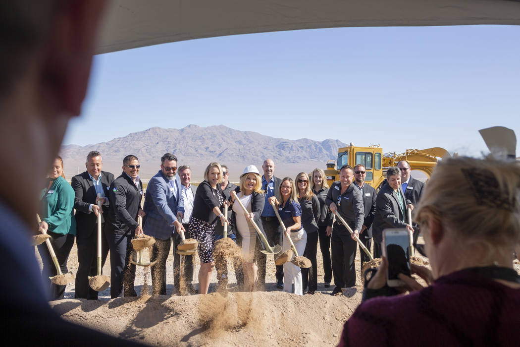 Ground is broken for Sunstone Community by Lennar, Shea Homes and Woodside Homes located in nor ...