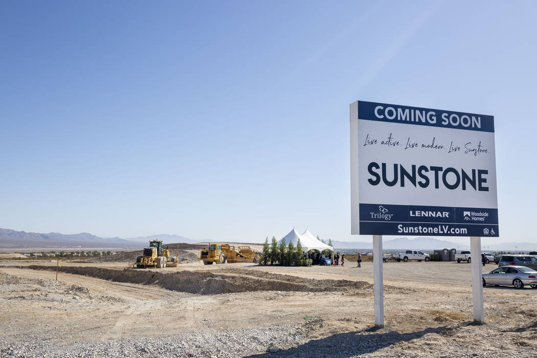 The new Sunstone community, masterplanned with greenery and "smart homes" located in ...
