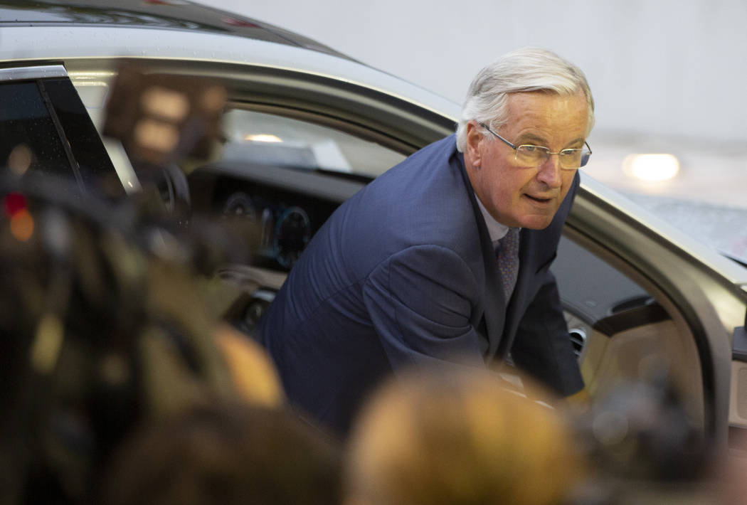 European Union chief Brexit negotiator Michel Barnier arrives for a meeting of EU General Affai ...