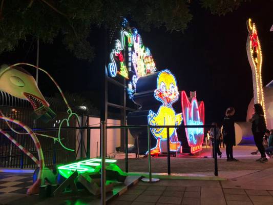 “Lost Vegas: Tim Burton @ The Neon Museum presented by the Engelstad Foundation.” (Janna Ka ...