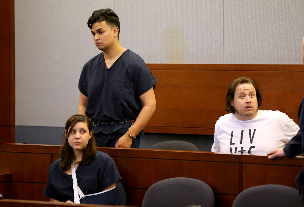 Henry Aparicio, 23, top left, who is accused in a DUI crash that killed a man and a woman, make ...