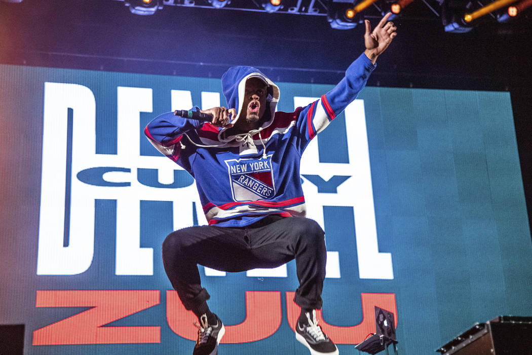 Denzel Curry performs at the Voodoo Music Experience in City Park on Saturday, Oct. 26, 2019, i ...