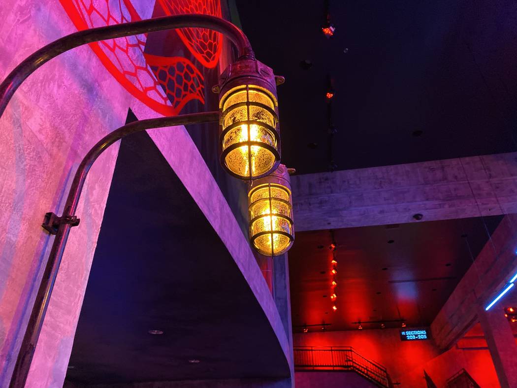 A piece of the entrance experience at "R.U.N" at Luxor is shown on Tuesday, Oct. 22, 2019. (Joh ...