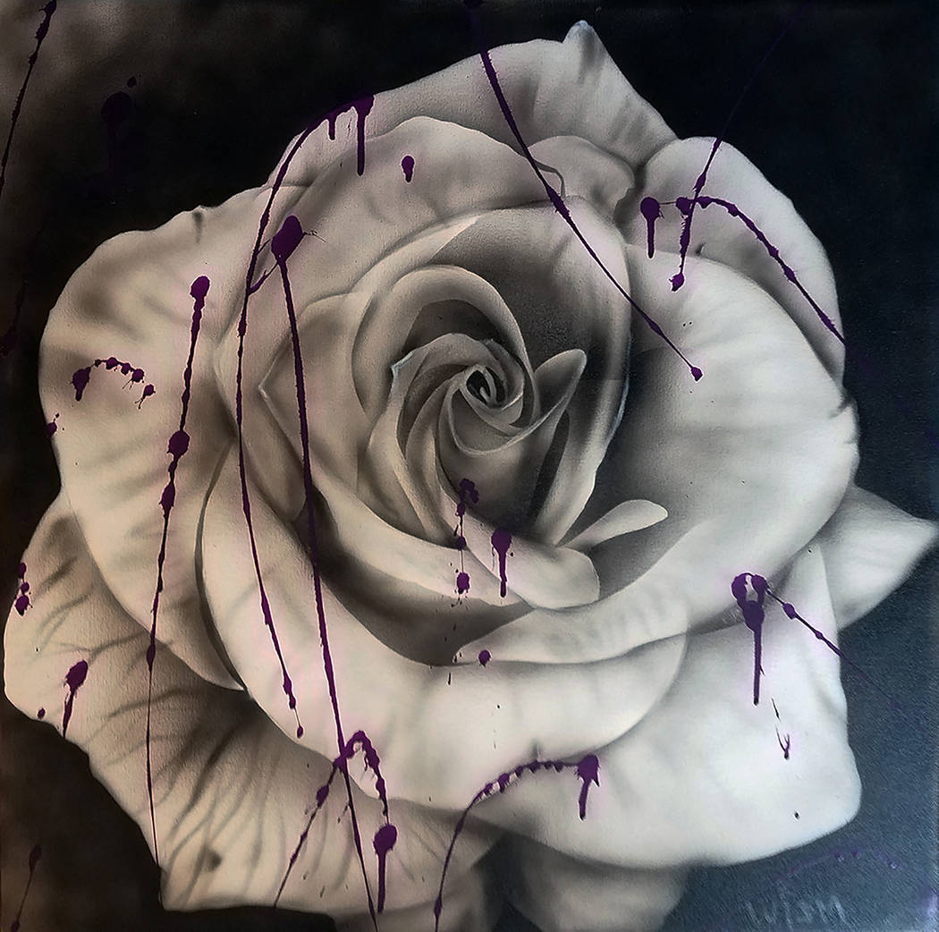 "A Purple Rose" by Lou Isms