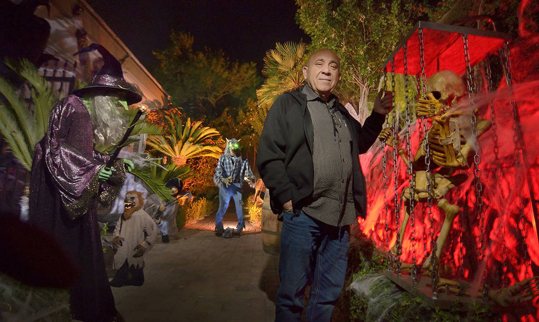 Carmine Vento goes all out with the Halloween decor. (Bill Hughes Real Estate Millions)