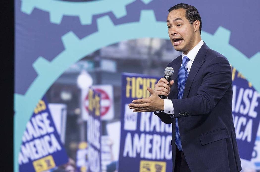 Julian Castro, former U.S. Secretary of Housing and Urban Development and current presidential ...