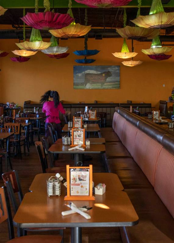 The interior of Rise & Shine winds down from lunch service on Friday, Oct. 25, 2019, at Souther ...