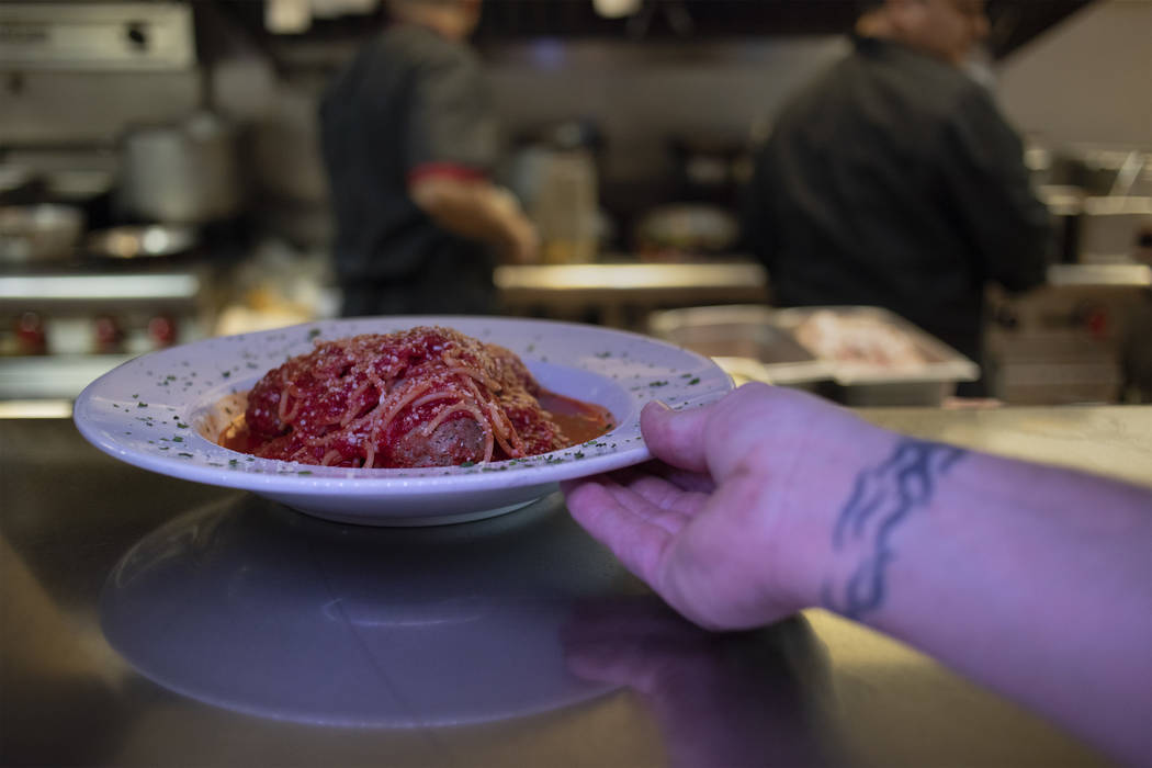 The "Spaghetty Meatballs" is about to reach a diner at Spaghetty Western on Friday, Oct. 25, 20 ...