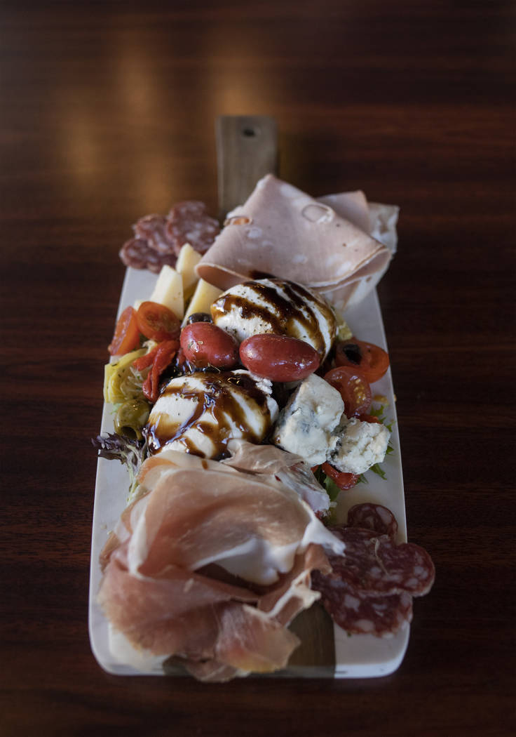 The antipasto platter at Spaghetty Western is filled with European meats and cheeses at the res ...