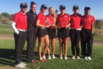 The UNLV women's golf team won the Las Vegas Collegiate at Boulder Creek. (Brian Hurlburt)