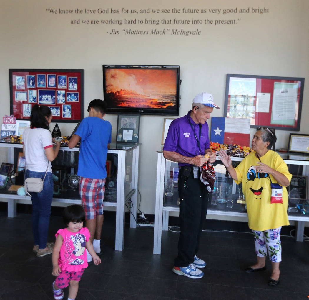 Jim "Mattress Mack" McIngvale, famous in Houston for philanthropy and his commercials for his b ...