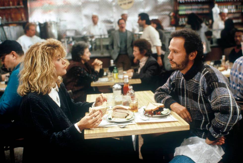 Meg Ryan and Billy Crystal in "When Harry Met Sally" (Columbia Pictures)