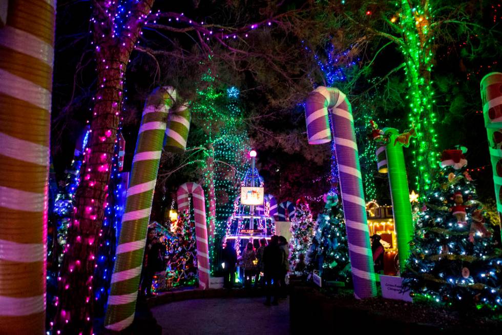 The Magical Forest at Opportunity Village in Las Vegas. (Elizabeth Page Brumley/Las Vegas Revie ...