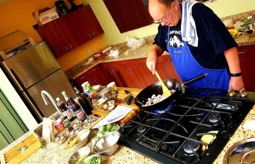 Klaus Bremer, who regularly offers Thai cooking demonstration workshops for Henderson Parks and ...