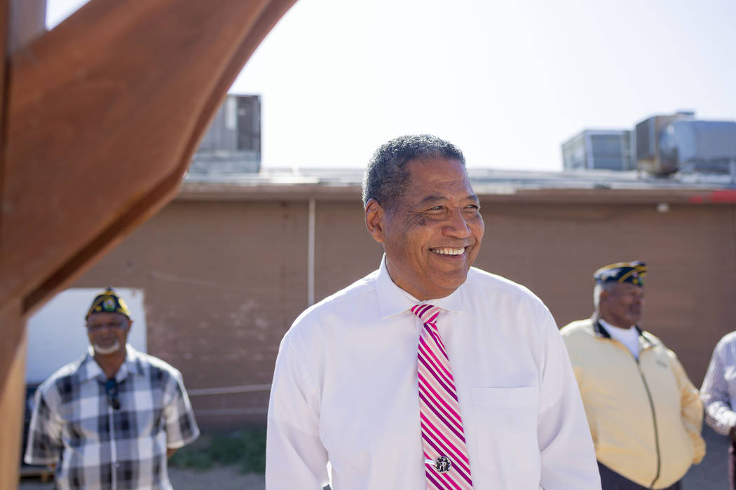 Veterans Program Director at American Legion Post 10 Commander Grady Hayes shows the renovation ...