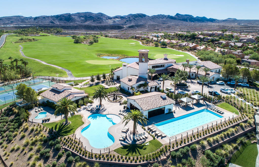 Lake Las Vegas features a 10,000-square-foot clubhouse for its residents. (Lake Las Vegas)