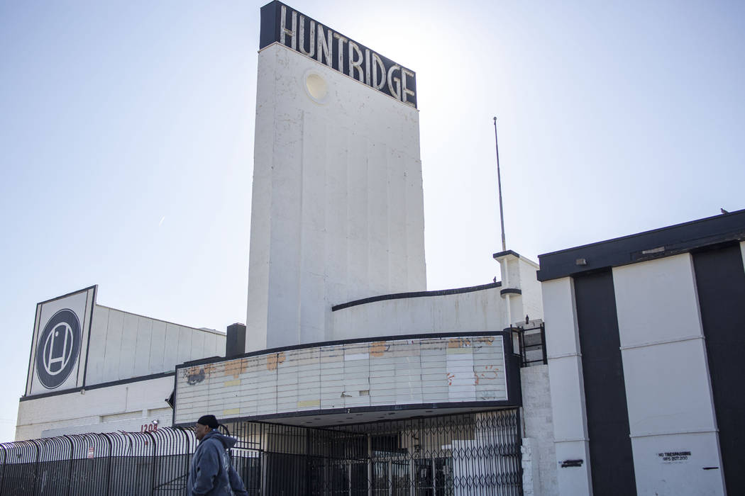 The historic Huntridge Theater in Las Vegas may have a buyer. (Elizabeth Page Brumley/Las Vegas ...