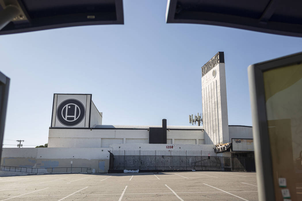 The historic Huntridge Theater photographed on Thursday, Oct. 31, 2019, in Las Vegas. (Elizabet ...