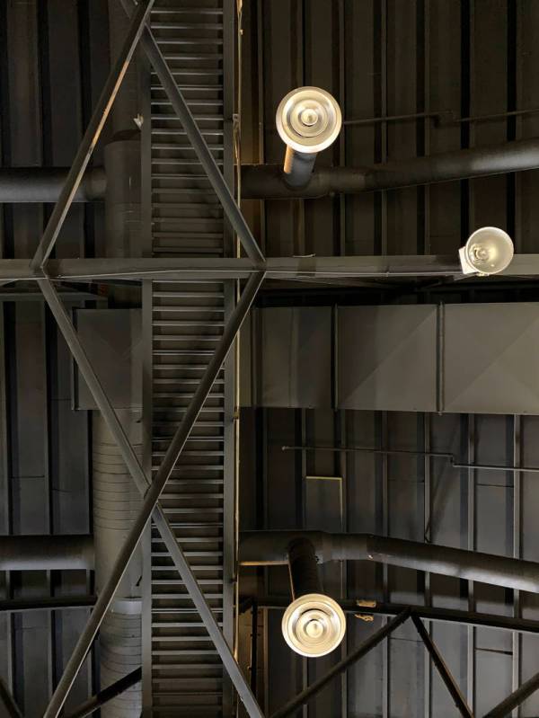 The rafters inside the historic Huntridge Theater pictured on Thursday, Oct. 31, 2019, in Las V ...