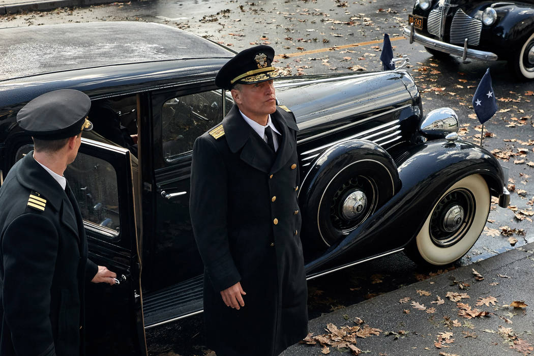 Woody Harrelson stars as 'Admiral Chester Nimitz' in "Midway." (Reiner Bajo/Lionsgate)