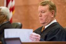 Nevada Supreme Court Justice Mark Gibbons will not seek reelection to his post in 2020. (Erik V ...