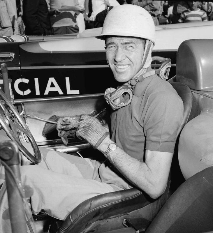 American auto racing legend Carroll Shelby at Havana Grand Prix time trials in Havana, Cuba, Fe ...