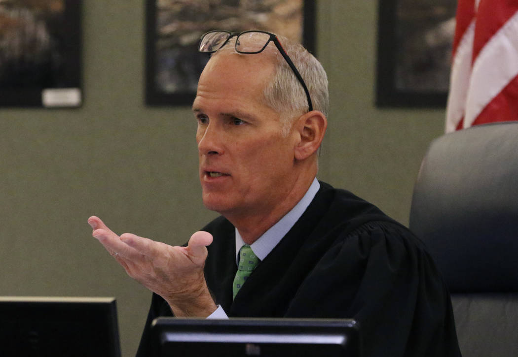 Judge Douglas Herndon presides over Christopher Prestipino's, charged with murder in the death ...