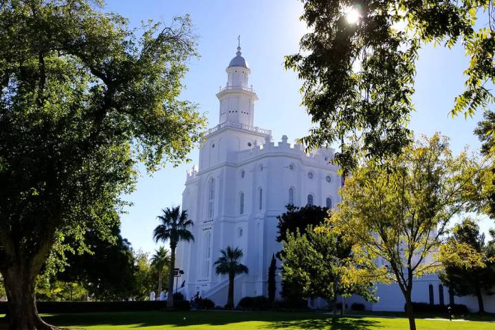 The Church of Jesus Christ of Latter-day Saints temple in St. George, Utah. The temple will be ...