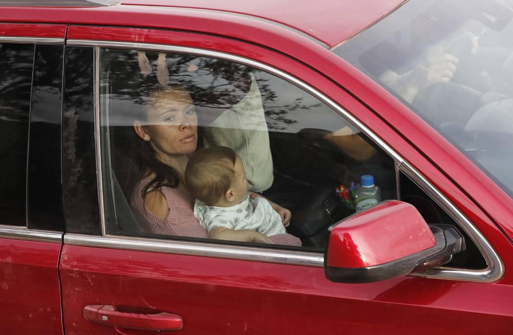 Relatives of the LeBaron family arrive at the site where nine U.S. citizens, three women and si ...