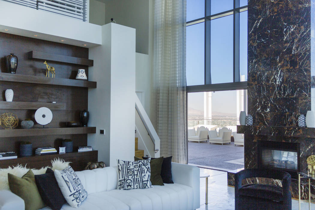 The Palms Place penthouse in Las Vegas, owned by Phil Maloof, is under renovation after Maloof ...