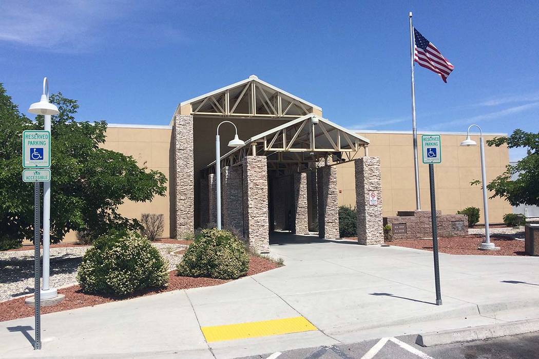 The Nye County Courthouse in Pahrump. (Robin Hebrock/Pahrump Valley Times)