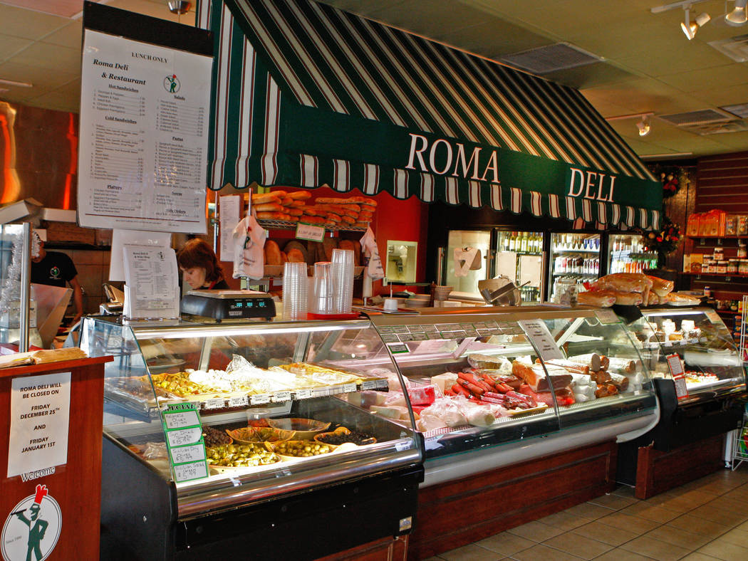 Roma Deli II & Wine Shop at 8524 W Sahara Ave in Las Vegas, Nevada. (Las Vegas Review-Journal File)