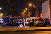 Metropolitan Police Department SWAT and patrol vehicles at a barricade event near Van Patten an ...