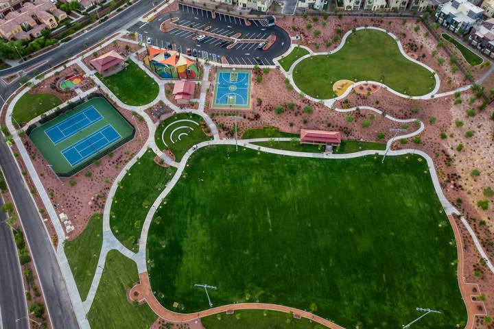 Sagemont Park in Summerlin Centre is the newest major community parks to open in Summerlin. (Su ...