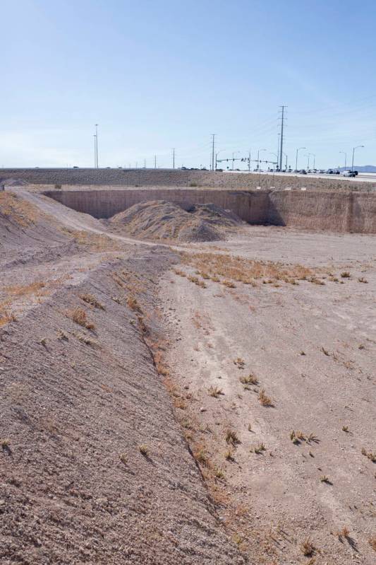 Vacant land at the southeast corner of Sunset Road and Durango Drive in Las Vegas, Thursday, No ...