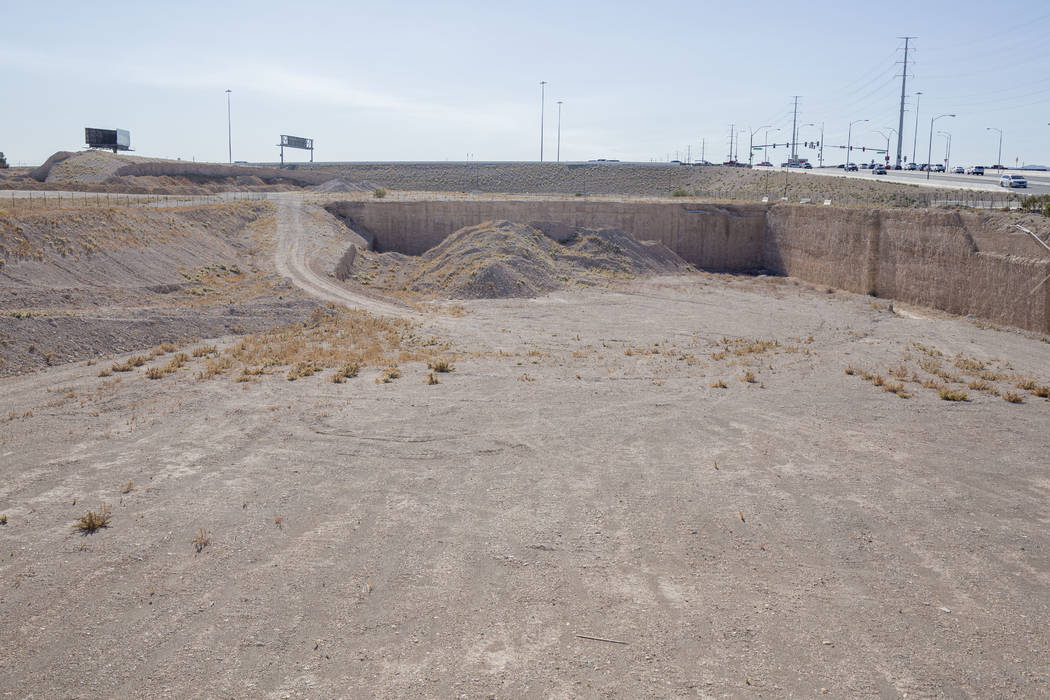 Vacant land at the southeast corner of Sunset Road and Durango Drive in Las Vegas, Thursday, No ...