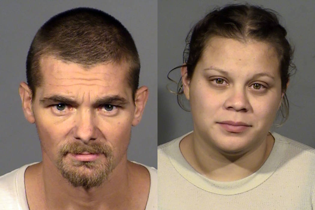 Randall Cooper, left, and Marissa Diaz (Las Vegas police)