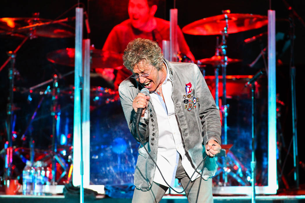 Vocalist Roger Daltrey of The Who performs at The Joint at the Hard Rock Hotel in Las Vegas on ...