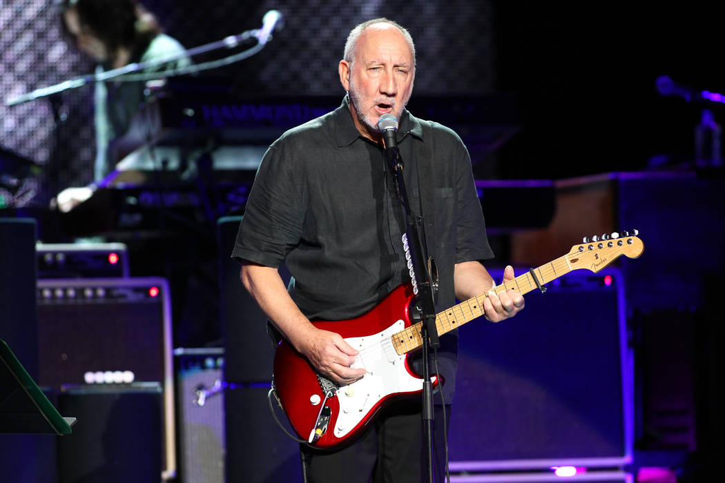 Guitarist Pete Townshend of The Who performs at The Joint at the Hard Rock Hotel in Las Vegas o ...