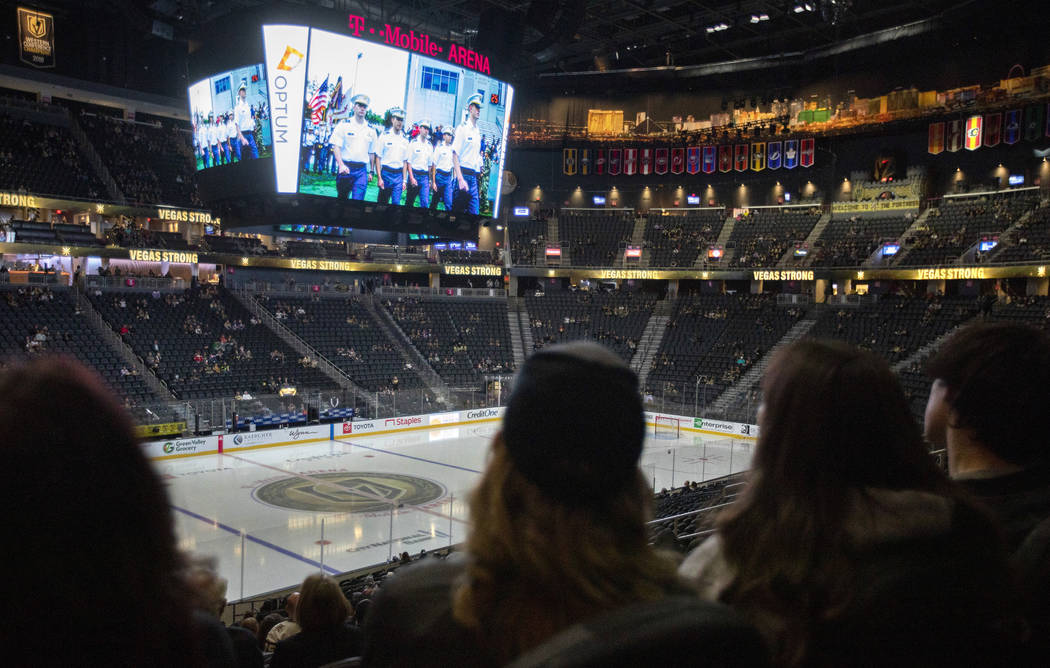 The documentary "Valiant," about the Golden Knights' first season, screens on the sco ...