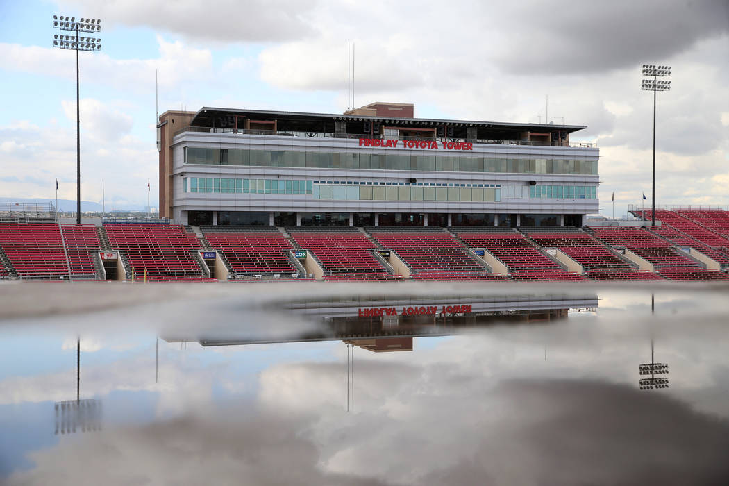 Sam Boyd Stadium in Las Vegas, Thursday, Nov. 21, 2019. (Erik Verduzco/Las Vegas Review-Journal ...