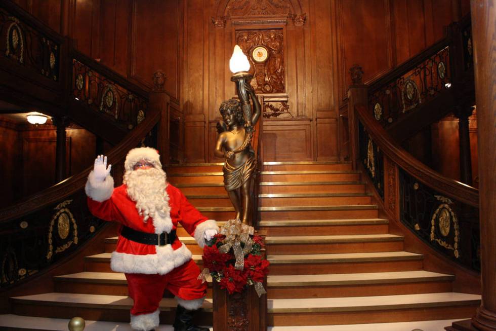 The Titanic attraction’s full-scale re-creation of the ship’s Grand Staircase was a gorgeou ...