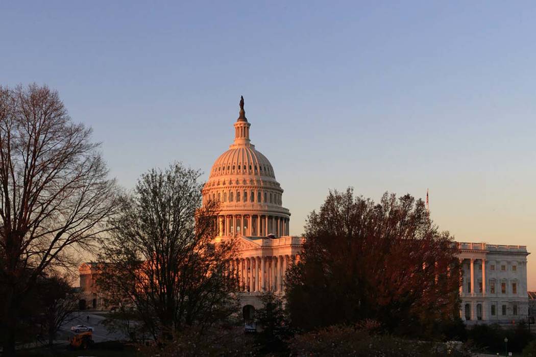 In an April 5, 2017, file photo, the Capitol is seen at sunrise in Washington. At a time when ...