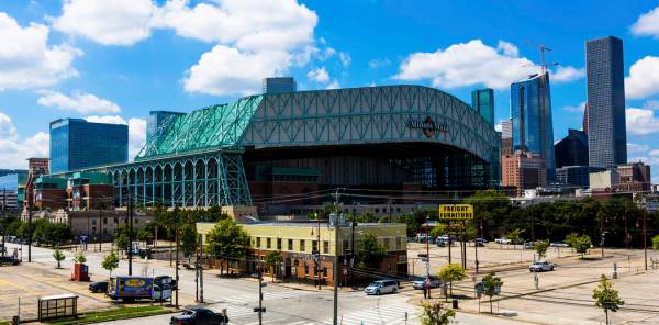 FILE - This Sept. 11, 2016 file photo shows a wide angle view of Minute Maid Park in downtown H ...