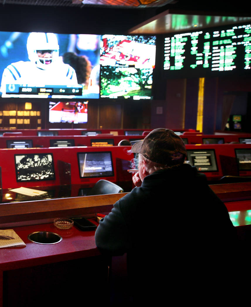 The Silverton sportsbook in Las Vegas Thursday, Nov. 21, 2019. (K.M. Cannon/Las Vegas Review-Jo ...